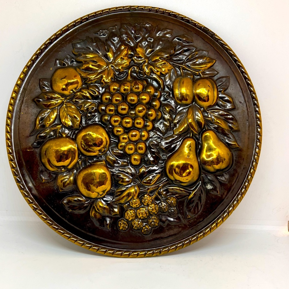 Brass Wall Hanging 1950's Retro MCM Decor-England